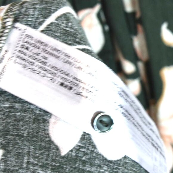 MNG Mango Linen Blend Wrap Dress M Floral Romantic Resortwear - Picture 10 of 10